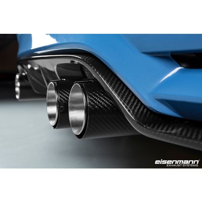 Eisenmann Performance Exhaust + 4x90 Carbon Tip Set - F80 M3 | F82/ F83 M4