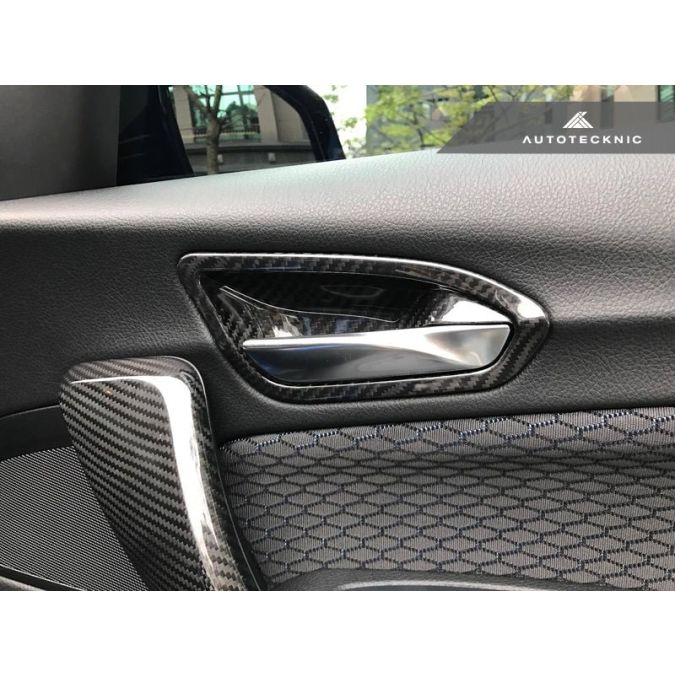 AutoTecknic Dry Carbon Interior Door Handle Trims - F20 1-Series | F22 2-Series | F87 M2