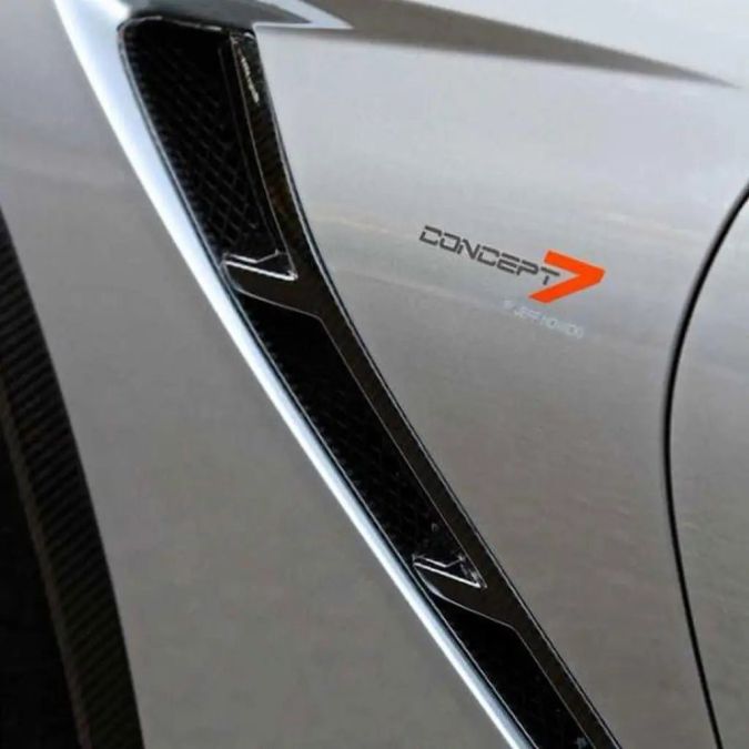 Chevrolet Corvette C7 Carbon Fiber Front Fender Gills