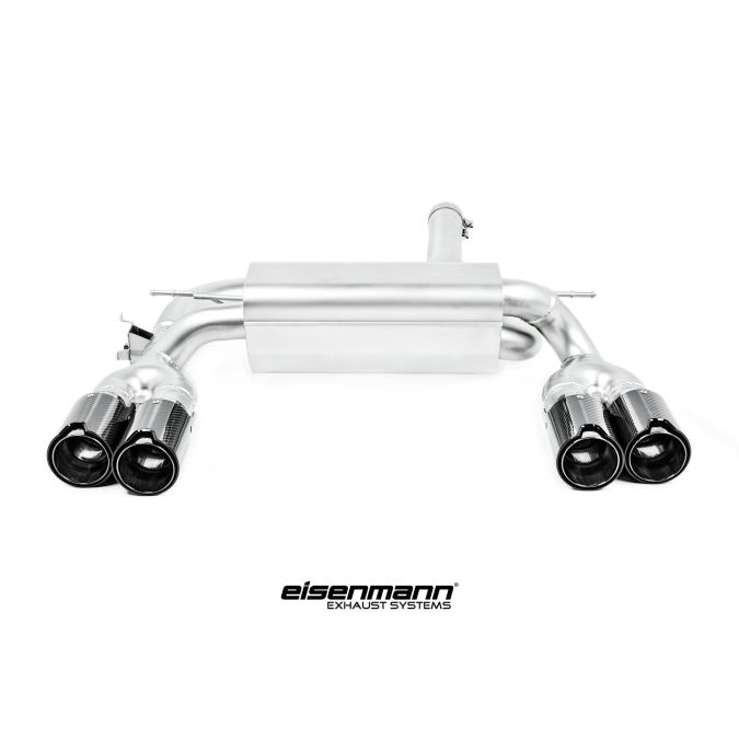 Eisenmann Exhaust + 4x90mm Carbon Tip Set - F87 M2 Performance