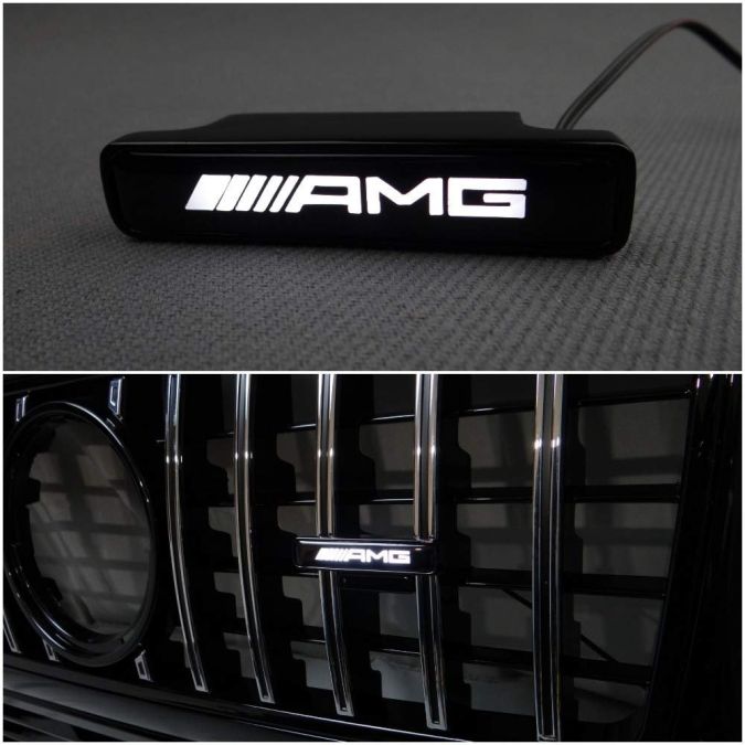 Mercedes G Class W464 463A Led Illuminated Logo Badge Amg Style Front Grille