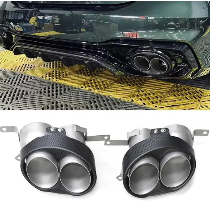 CD Carbon Auspuffblenden für Audi S4 S5 & RS4 RS5 B9