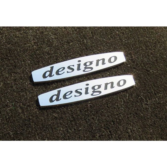 Mercedes Benz G-Class W463 G63G55 G500 S-Class W222 W221 S63 AMG E-Class E63 AMG W212 W213 W166 W292 W253 GLC GLE Floor Mat Emblem Badge Logo Decal Sticker DESIGNO Style