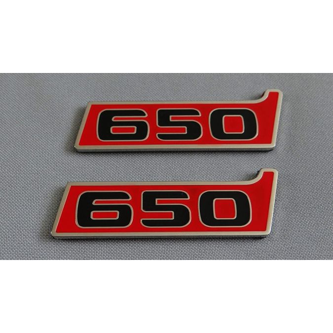 W463 W461 G55 G65 G63 G500 G Wagon W222 W212 W205 W219 G C E S CLS class Mercedes-Benz 650 Style Body Front Side Fender Emblem Logo Badge Sticker Decal 