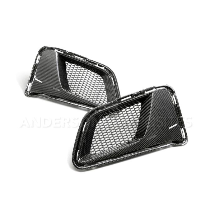 Anderson Composites 2017-2024 Chevrolet Camaro 1LE Carbon Fiber Type LE Air Duct Bezels