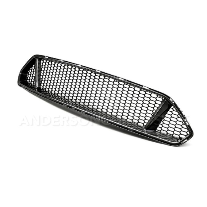 Anderson Composites 2018-2023 Ford Mustang Type-GT Carbon Fiber Upper Grille