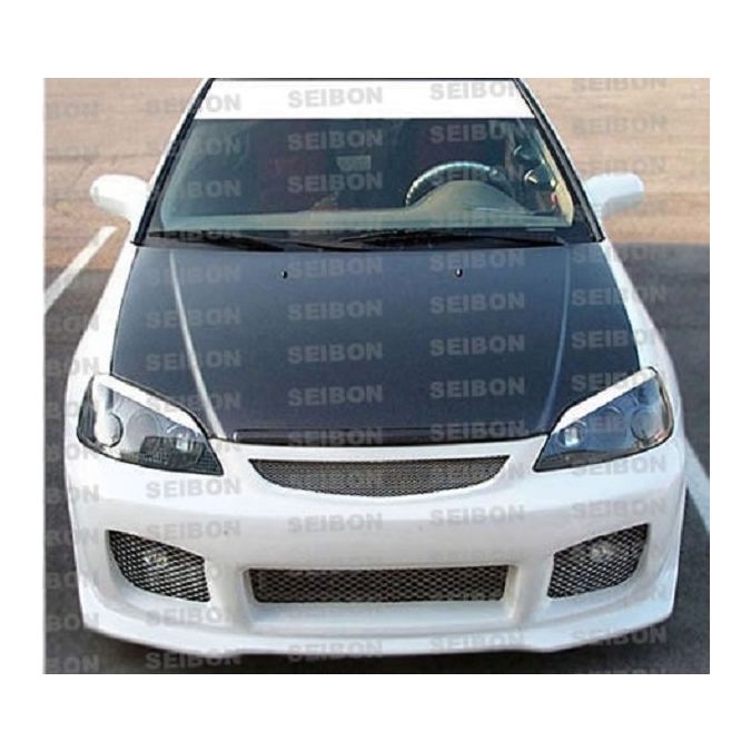 VIS Racing Carbon hood for Honda Civic 2001-2003