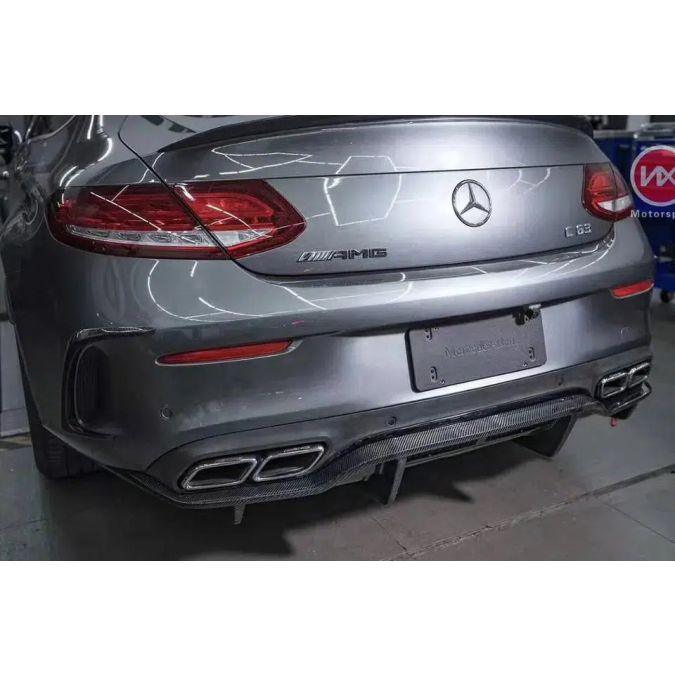 Mercedes C63 Coupe W205 Carbon Fiber Rear Diffuser