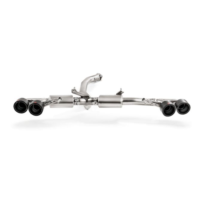 Akrapovic Titanium Catback Exhaust with Carbon Tips for R35 GTR (M-NI/T/1H-C)