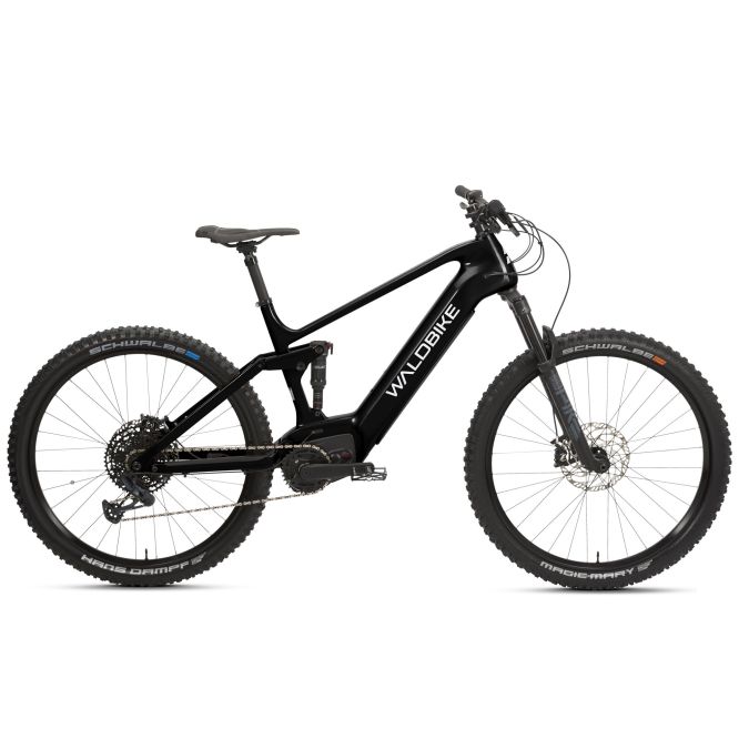 Quercus Carbon Fully S/M, All Mountain E-Bike blackberry black, WB-10002023.104.1