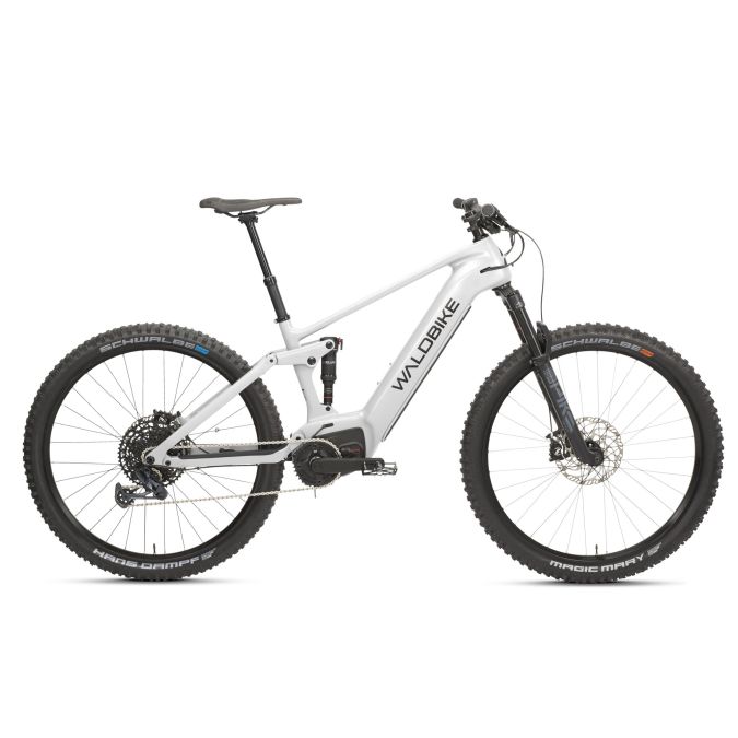 Quercus Carbon Fully S/M, All Mountain E-Bike cherry blossom white, WB-10002023.103.1