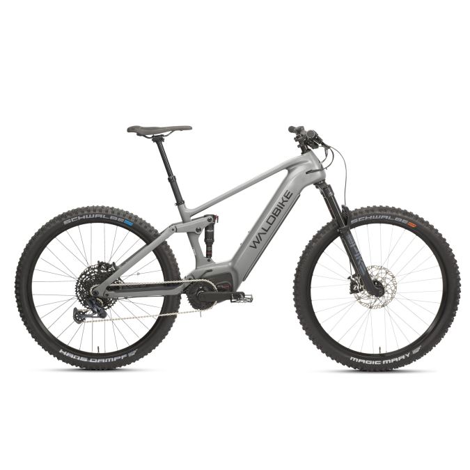 Quercus Carbon Fully M/L, All Mountain E-Bike porcini gray, WB-10002023.102.2