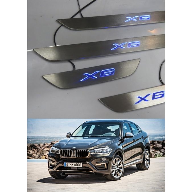 BMW X5 F15 Entrance mouldings LED Illuminated Door Sills Interior Trims
