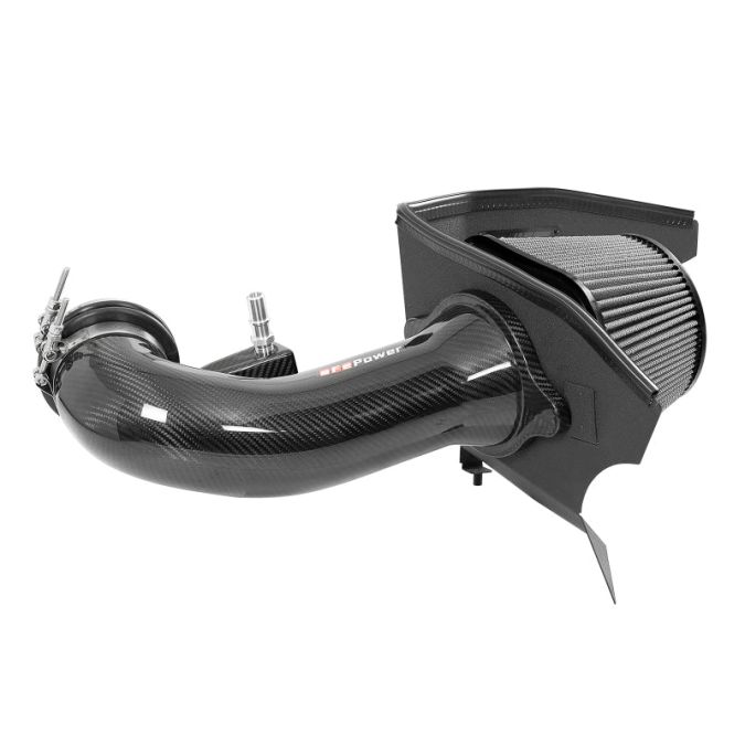 aFe 19-21 GM Trucks 5.3L/6.2L Track Series Carbon Fiber Cold Air Intake System W/ Pro Dry S Filters