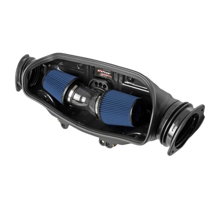 aFe 2020 Chevrolet Corvette C8 Track Series Carbon Fiber Cold Air Intake System With Pro 5R Filters