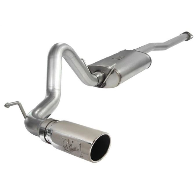 aFe MACH Force XP 3in Cat-Back Stainless Steel Exhaust w/Polished Tip Toyota Tacoma 13-14 4.0L