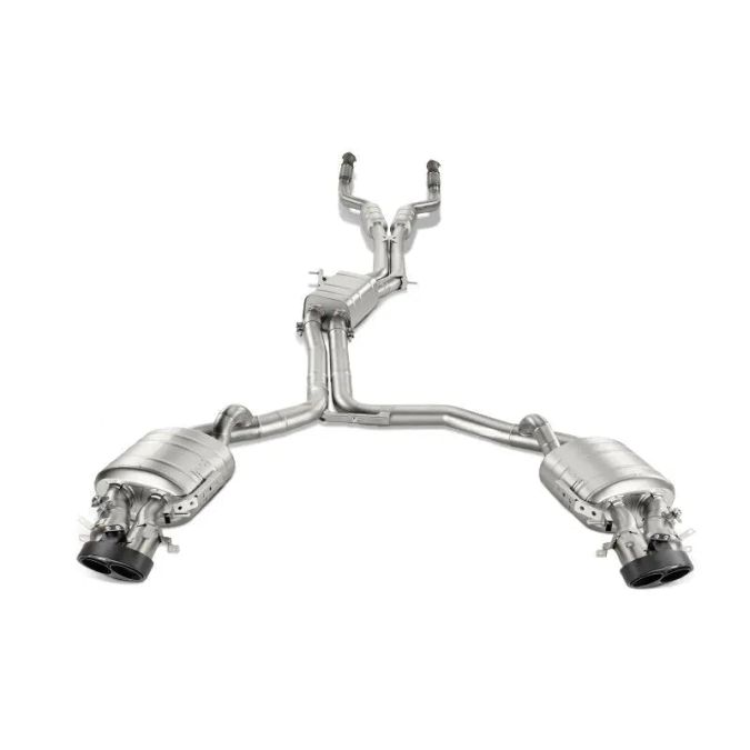 Akrapovic 14-17 Audi RS7 Sportback (C7) Evolution Line Cat Back (Titanium) w/ Carbon Tips