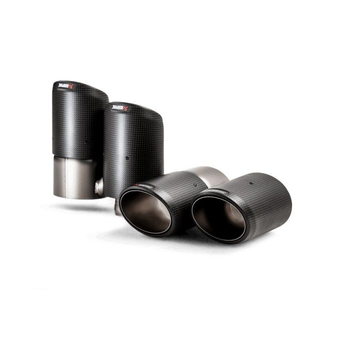 Akrapovic 2018+ Porsche Cayenne V6 (536) Tail Pipe Set (Carbon)