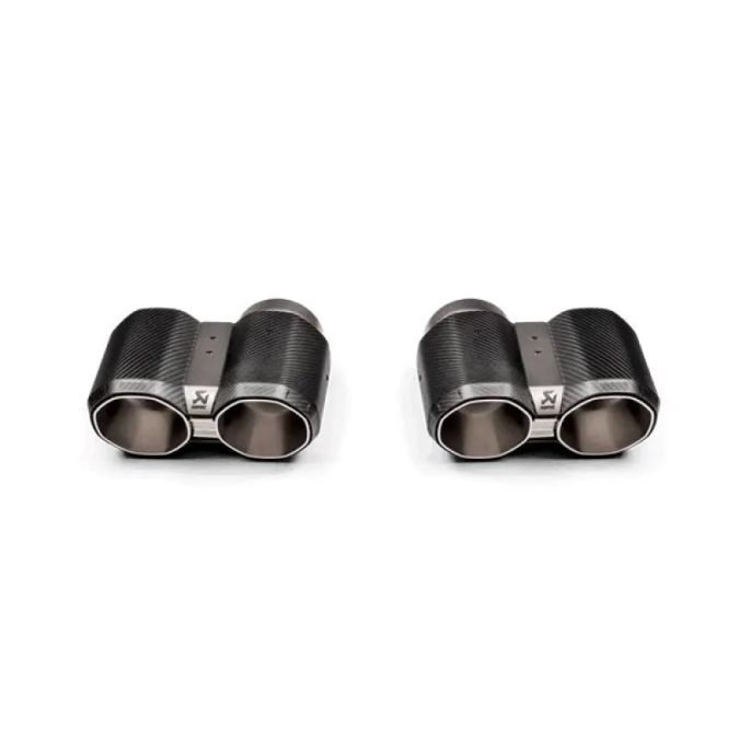 Akrapovic 2021+ BMW G87 M2, G80 M3 & G82 M4 Octagonal Carbon Design Tail Pipe Set