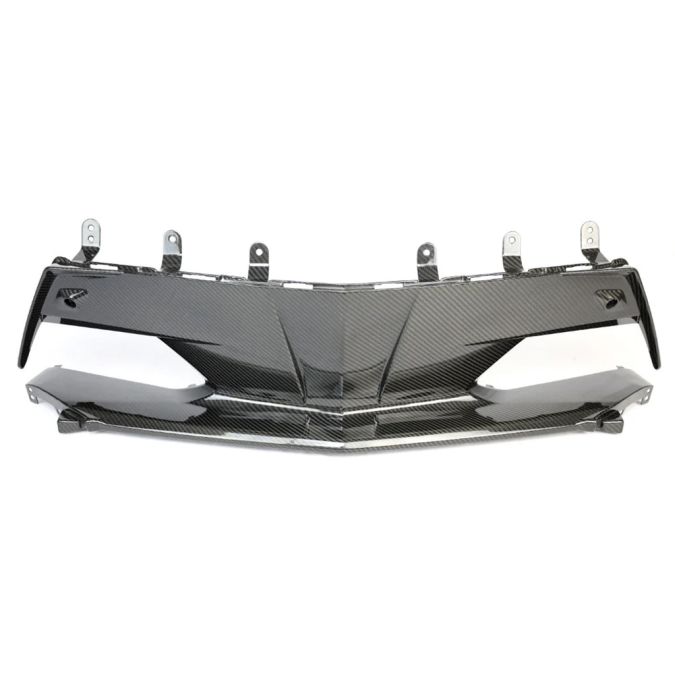 APR Carbon Front Bumper Center Bezel for 2020+ Chevrolet Corvette C8 (CBX-C8CBEZEL)