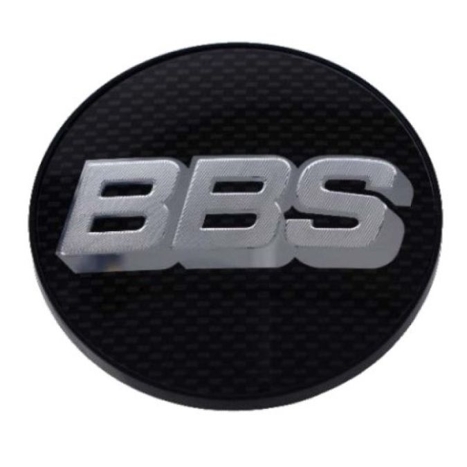 BBS Center Cap 56mm Carbon/Silver