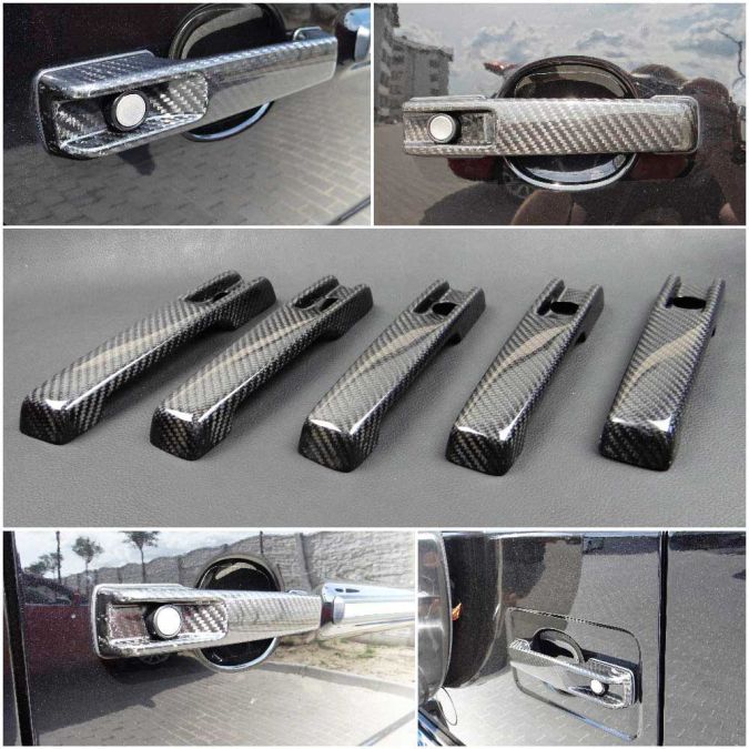 Carbon Door Handles Covers (5 pcs)