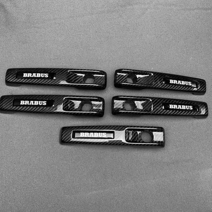 Carbon Fiber Brabus Door Handles (5pcs) for Mercedes-Benz W463 G-Class
