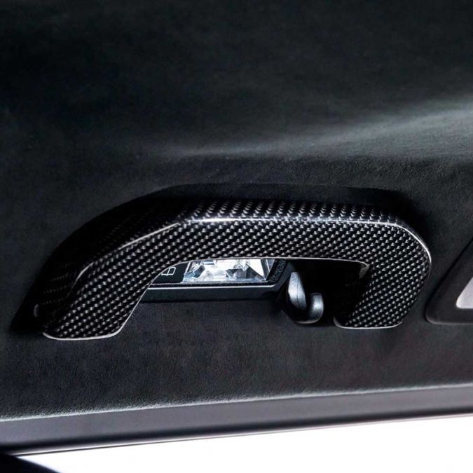Carbon Fiber Brabus Interior Handles for Mercedes G-Class W463A G63 AMG