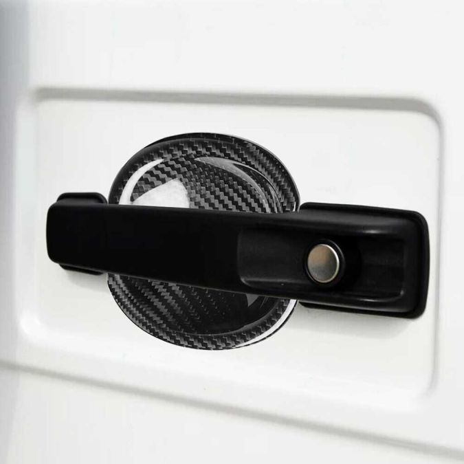 Carbon Fiber Door Bowl Handle Cover for Mercedes-Benz W463A/W464 G-Wagon 2019