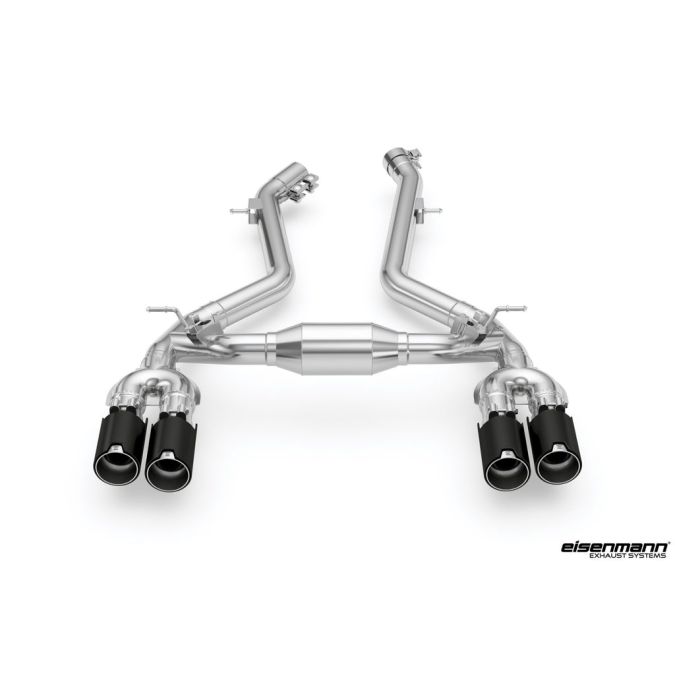 Eisenmann Performance Exhaust + Carbon Tip Set - Race - F87 M2 Competition