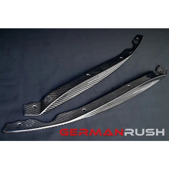 Jaguar F-Type Carbon Fiber Front Splitter and Side Splitter Kit