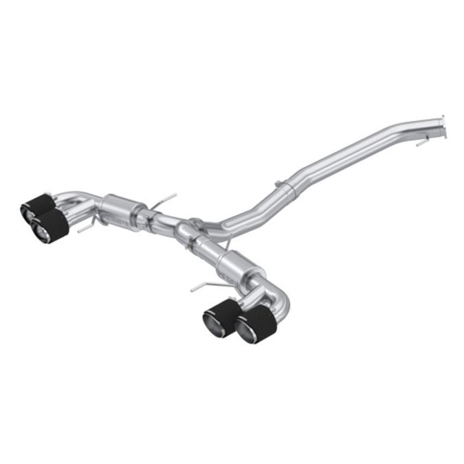 MBRP Cat-Back Exhaust Dual Carbon Tips for 2009+ Nissan R35 GTR (S44073CF)