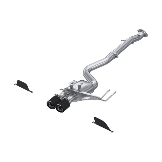 MBRP Cat-Back Exhaust Dual Center Exit for 2023+ Toyota GR Corolla (S43033)