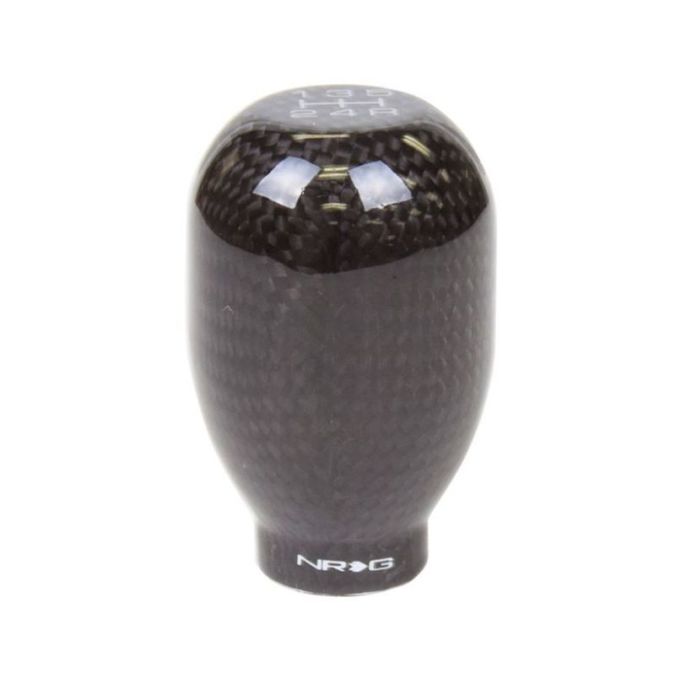 NRG Shift Knob For Honda 42mm - Heavy Weight 480G / 1.1Lbs. - Black Carbon Fiber (5 Speed)