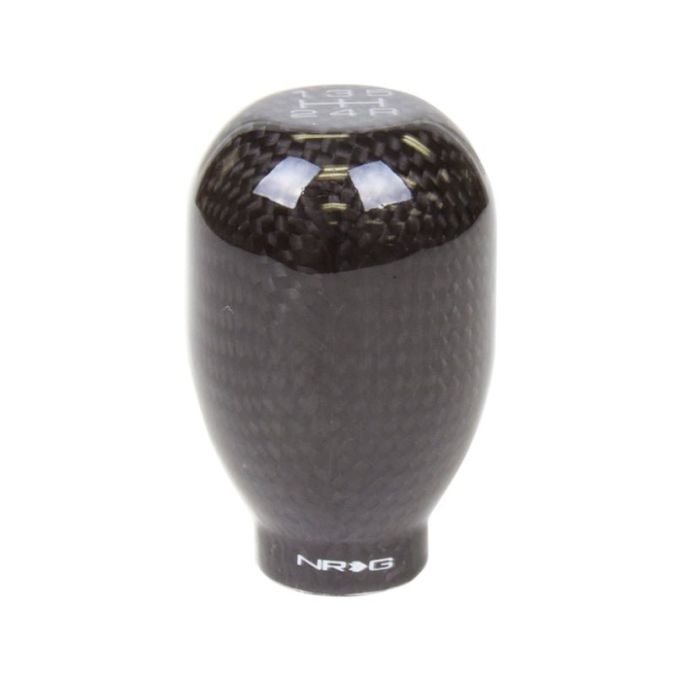 NRG Universal Shift Knob 42mm - Heavy Weight 480G / 1.1Lbs. - Black Carbon Fiber (5 Speed)