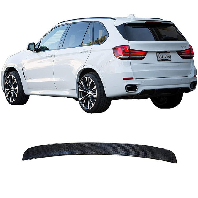  X5 F15 BMW Carbon Fiber Rear Trunk Roof Spoiler Wing 