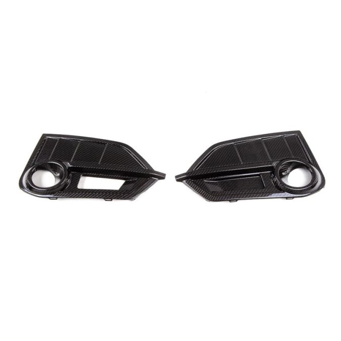 Revel GT Dry Carbon Front Fog Light Covers (Left & Right) 17-18 Honda Civic Type-R - 2 Pieces