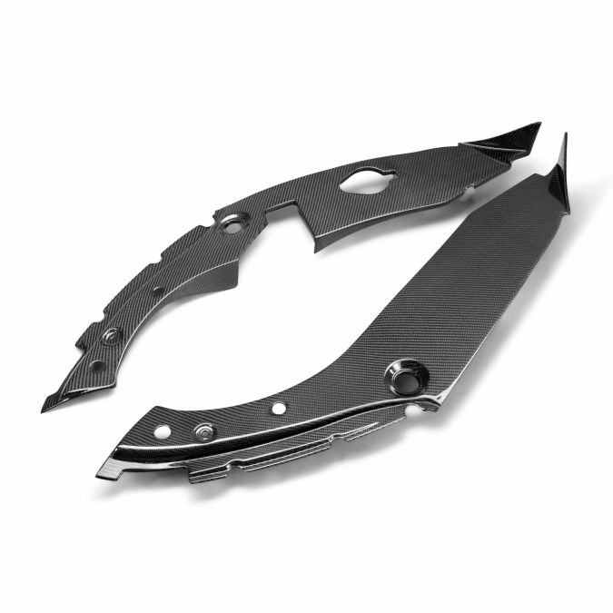 Seibon 17+ Honda Civic Type R Carbon Fiber Under Hood Inner Wing Trims