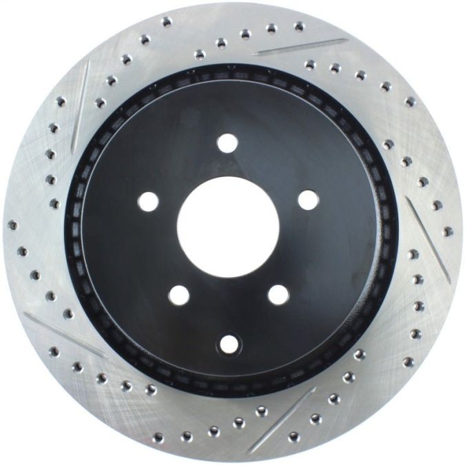 StopTech 09 Infiniti FX50 SportStop Slotted & Drilled Rear Right Rotor