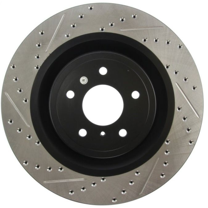 StopTech Infiniti G37 / Nissan 370Z SportStop Slotted & Drilled Front Right Rotor