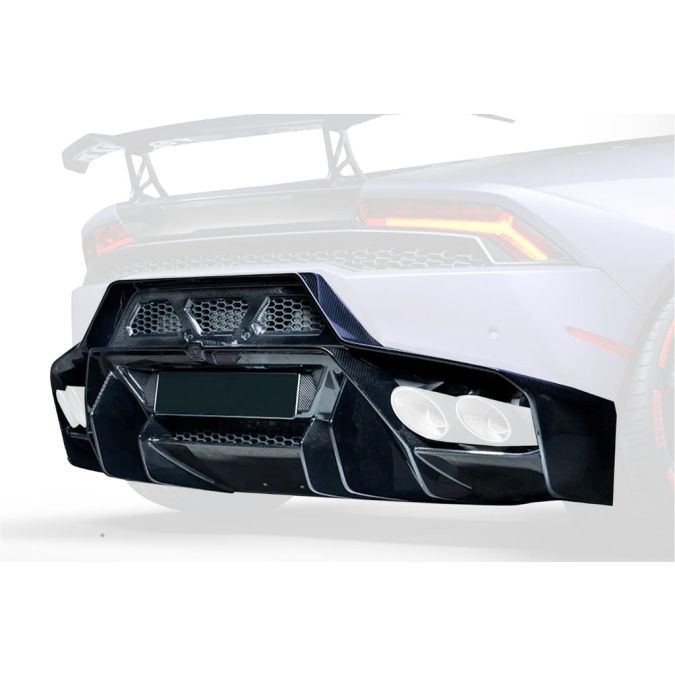 Vorsteiner Novara Edizione Rear Bumper w/ Rear Diffuser For Lamborghini Huracan (0920LOV)