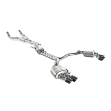 Akrapovic 13-17 Audi S6 Avant/Limousine (C7) Evolution Line Cat Back (Titanium) w/ Carbon Tips