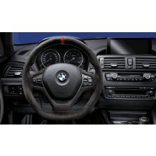 Genuine M Performance Steering Wheel Alcantara Carbon Fibre Trim 32 30 2 230 190