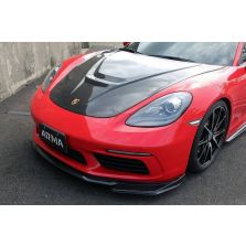 Armaspeed Front Carbon Spoiler for Porsche Boxster / Cayman 718 2.0 / 2.5l (1CCPS21F07-A-GLOSS)