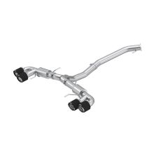 2009+ Nissan GTR R35 MBRP 3.5 CAT Back Exhaust - Quad Carbon Fiber Tips