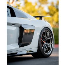 2017-2023 Audi R8 OEM Carbon Fiber Authentic Audi Sport LMS GT4 Side Blades (Gen 2)
