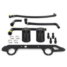 2021+ Bronco 2.7L Ecoboost Baffled Dual Oil Catch Can Kit | Mishimoto