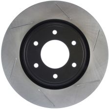 StopTech Power Slot 08-09 Infiniti QX4/QX56 / 07-09 Nissan Armada Left Front Slotted Rotor