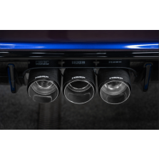 MBRP 23-24 Honda Civic Type R 2.0L T304 SS 3in Cat-Back Exhaust Triple Center Outlet w/ Carbon Tips