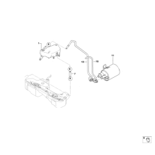 Genuine Activated Carbon Container/Expansion Tank Vent Pipe